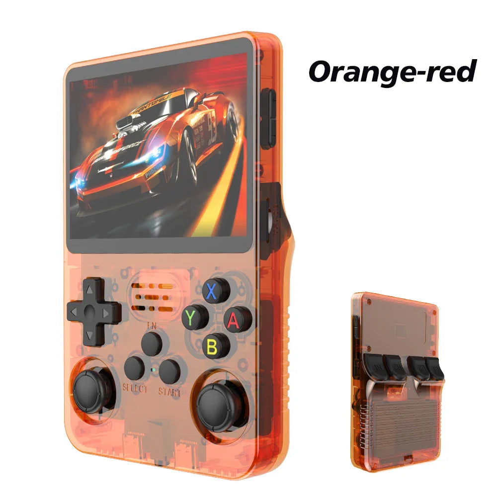 128G R36S Retro Handheld Video Game Console Linux System 3.5 Inch IPS Screen R35s Pro Portable Pocket Video Player 64GB Games