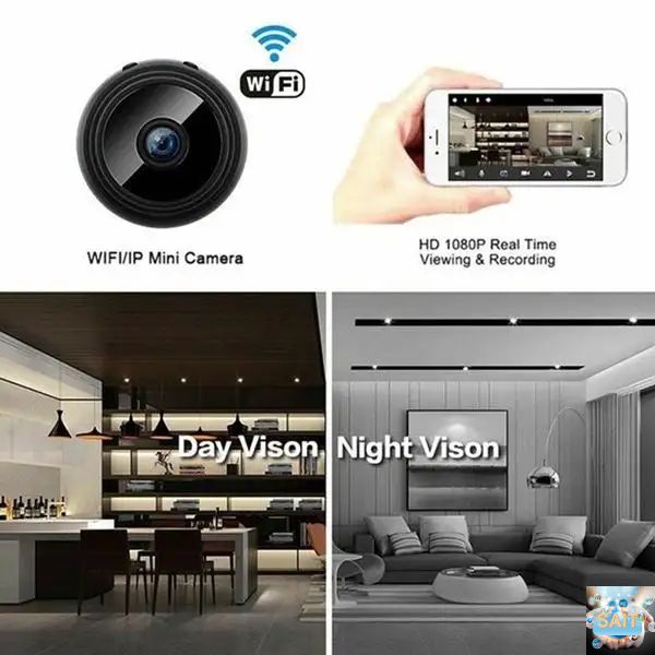 HD 1080 Wireless WIFI IP Mini Camera (Additional R100 discount for new customers)